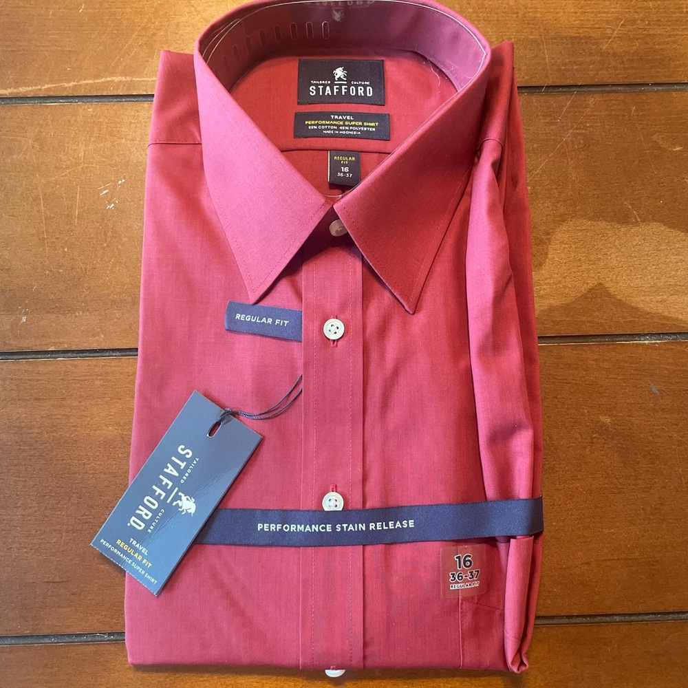 Stafford Regular Fit Dress Shirt NEW!!